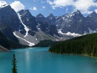 Kanada - Moraine Lake Panorama vom Rockpile / Banff NP